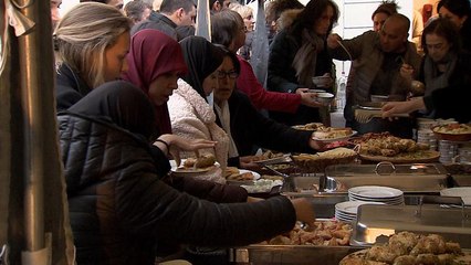 Brüksel'de Yahudi Müzesi'nde iftar yemeği verildi