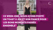 PHOTOS. Jennifer Lawrence célèbre ses fiançailles dans une magnifique robe de mariée... rose