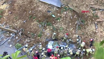 Başakşehir'de İstinat Duvarı Çöktü -9