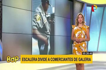 Disputa por demolición de escalera en galería del Centro de Lima