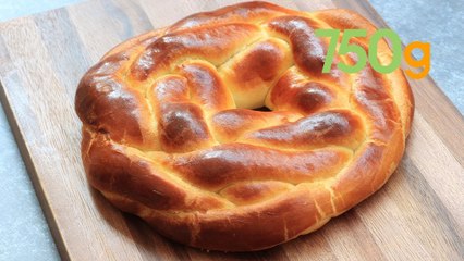 Recette de brioche en fleur - 750g