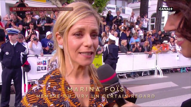 Marina Foïs Le seul mot qu'on a en commun c'est Cinéma - Cérémonie d'ouverture Cannes 2019