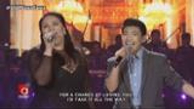 Total Performer Darren Espanto and Queen Mother Karla Estrada performance of Through The Fire