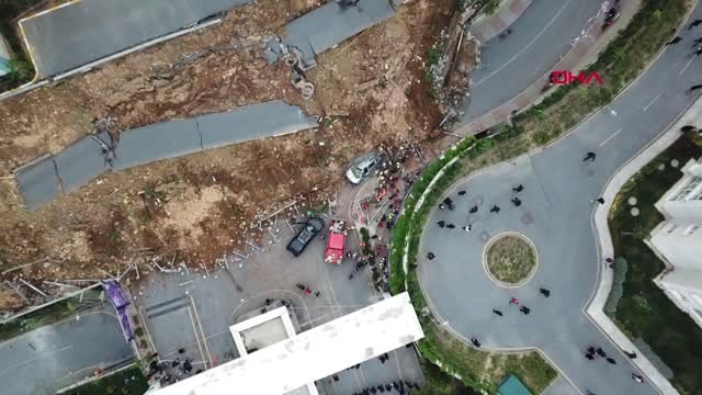 Başakşehir'de İstinat Duvarı Çöktü