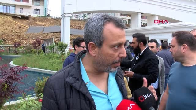 Başakşehir'de İstinat Duvarı Çöktü