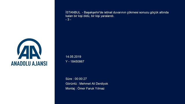 Başakşehir'de istinat duvarı çöktü (3) - İSTANBUL