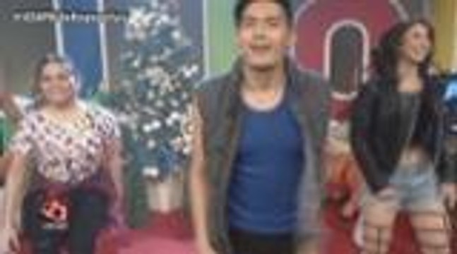 Enrique, Julia, Robi, Alora, Kim and Enchong dance with the ASAP audience on Galawan Every1