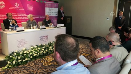 IMF Başkanı Lagarde: 'Hiç kimse ticari savaşta kazanmıyor' - NUR SULTAN