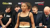 SHE'S BACK! - NATASHA JONAS RETURNS - WEIGHS IN WITH FERICHE MASHAURI / OFFICIAL WEIGH IN