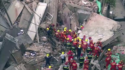 Shanghai: Tote bei Einsturz von Geschäftsgebäude