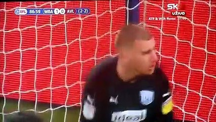 Sam Johnston incredible save against Aston Villa!