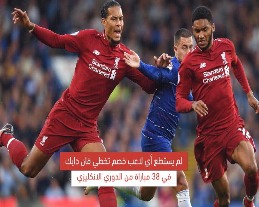 لقطة: الدوري الانكليزي: فيرجيل فان دايك- لاعب العام في الدوري الممتاز