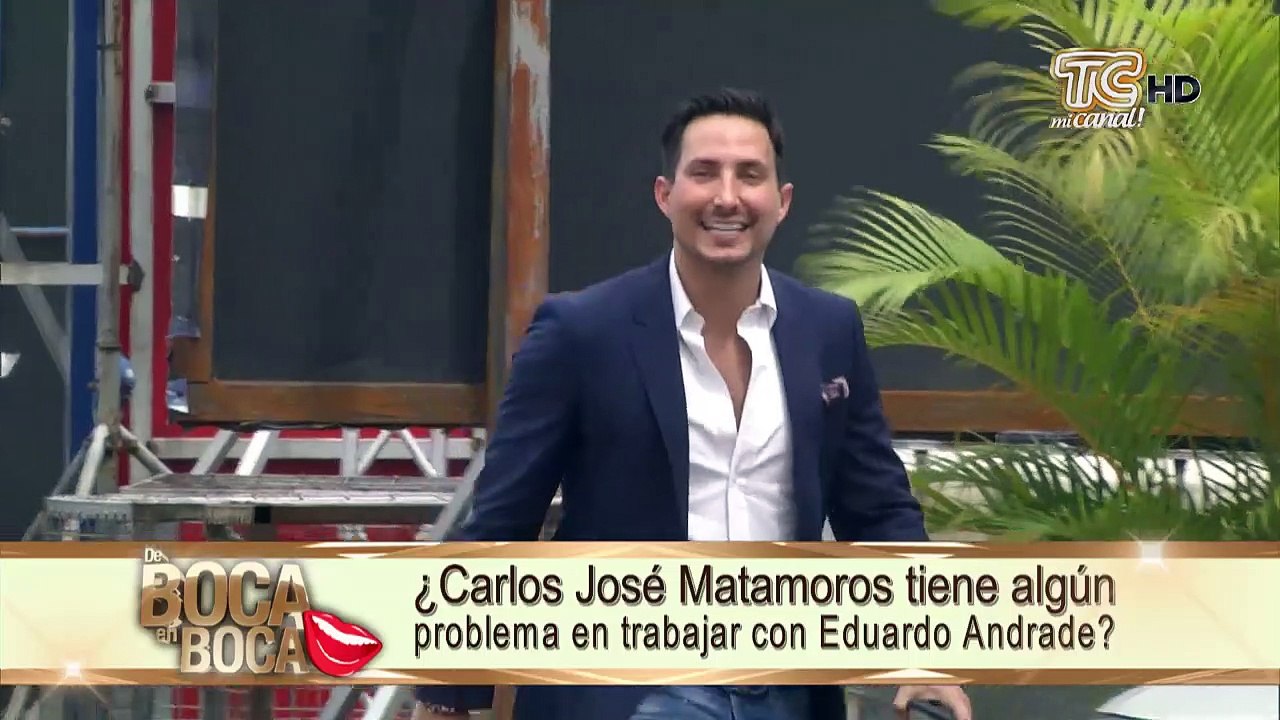 ¿Carlos José Matamoros tiene algún problema de trabajar junto a Eduardo Andrade?
