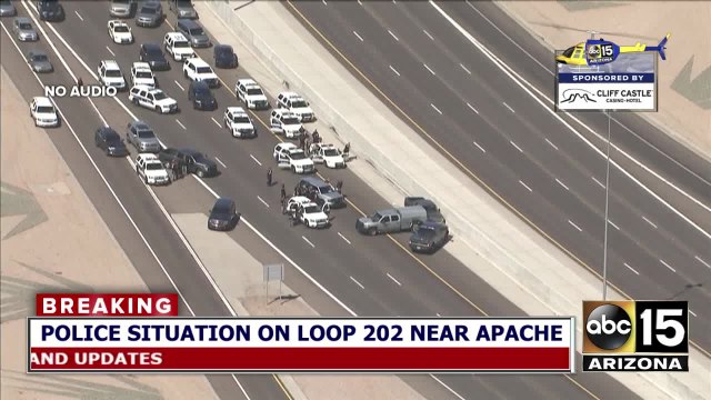 Police situation closes Loop 202 Red Mtn EB near Apache