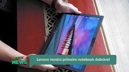 Lenovo mostra primeiro notebook dobrável
