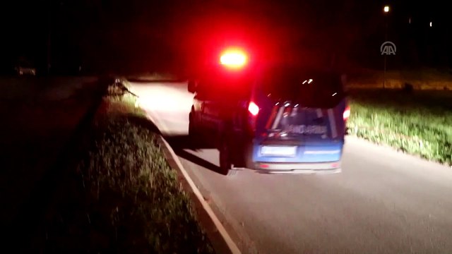 Düzensiz göçmenleri taşıyan minibüs direğe çarptı: 12 yaralı - EDİRNE