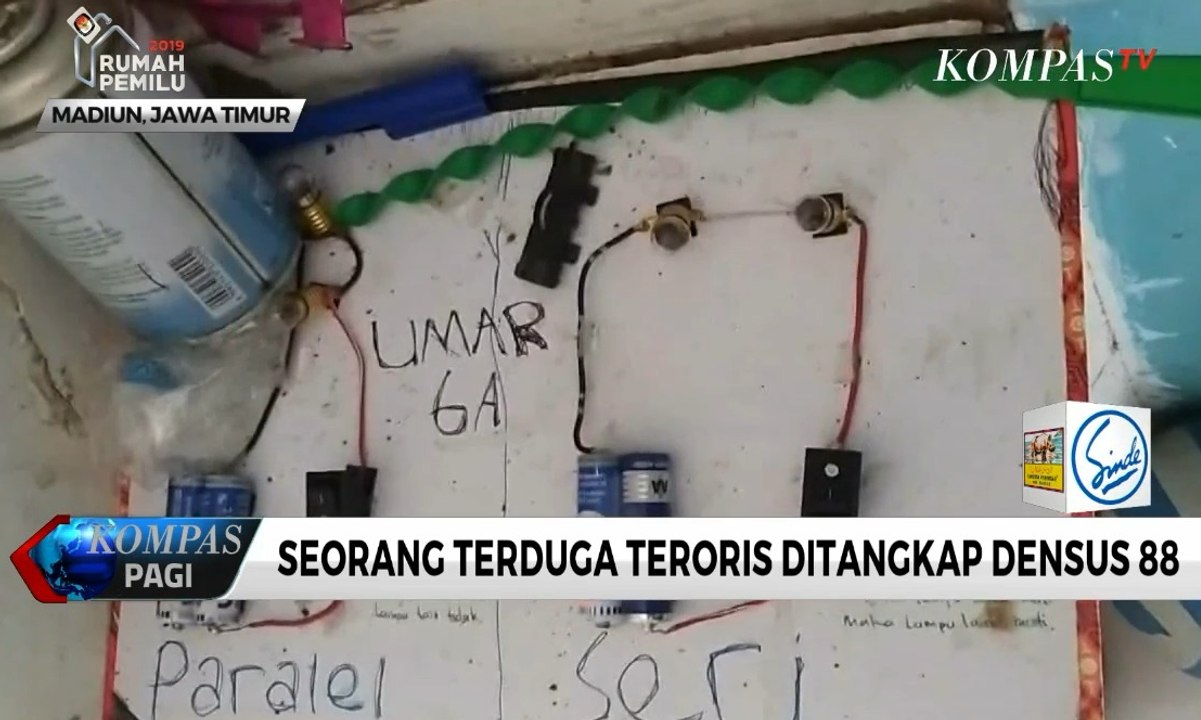 Seorang Terduga Teroris Ditangkap Densus 88