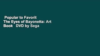 Popular to Favorit  The Eyes of Bayonetta: Art Book   DVD by Sega