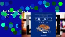 Full E-book  Prions in Humans and Animals  For Kindle