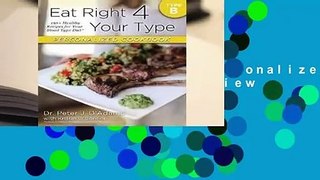 Full version  Eat Right 4 Your Type Personalized Cookbook Type B  Review