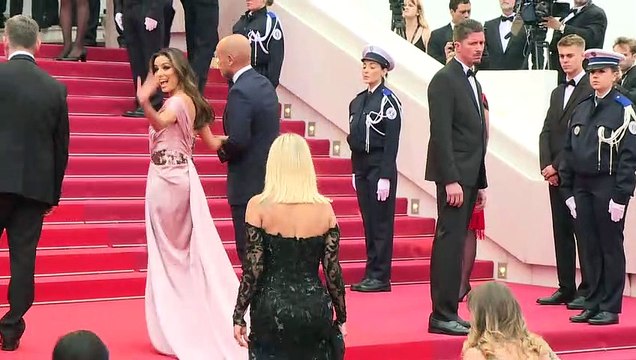 Montée des marches à l'ouverture du Festival de Cannes