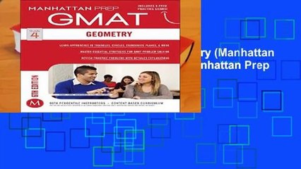 Trial New Releases  GMAT Geometry (Manhattan Prep GMAT Strategy Guides) by Manhattan Prep