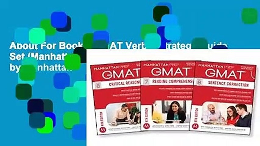 About For Books  GMAT Verbal Strategy Guide Set (Manhattan Prep GMAT Strategy Guides) by Manhattan