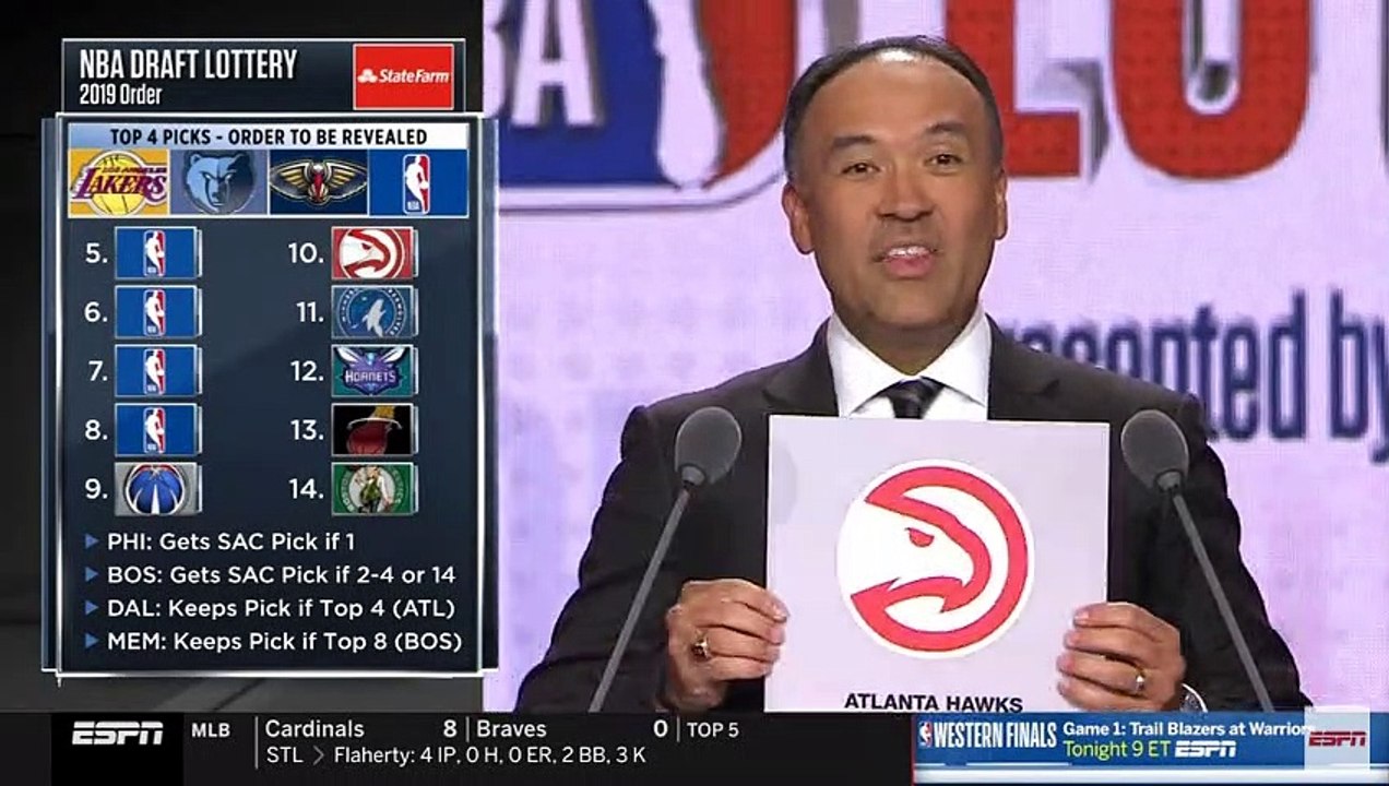 Full 2019 NBA draft lottery: Pelicans get No. 1 pick, chance to draft Zion Williamson | NBA