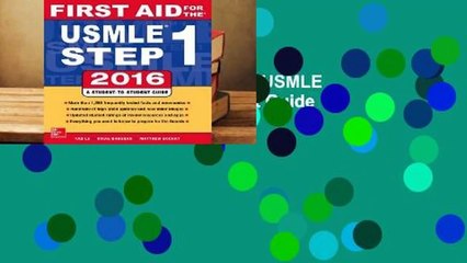 Full E-book  First Aid for the USMLE Step 1: A Student-To-Student Guide  Review