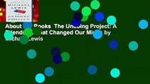 About For Books  The Undoing Project: A Friendship That Changed Our Minds by Michael Lewis