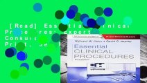 [Read] Essential Clinical Procedures: Expert Consult - Online and Print, 3e  Review