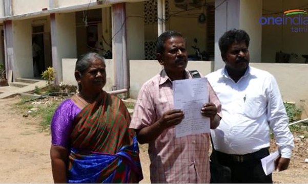 மகன் கொலை மிரட்டல்.. பாதிக்கபட்ட தந்தை புகார் மனு- வீடியோ