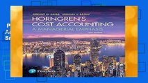 Popular to Favorit  Horngren s Cost Accounting: A Managerial Emphasis by Srikant M. Datar
