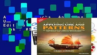 About For Books  Applying Uml   Patterns 3rd Edition  Best Sellers Rank : #5