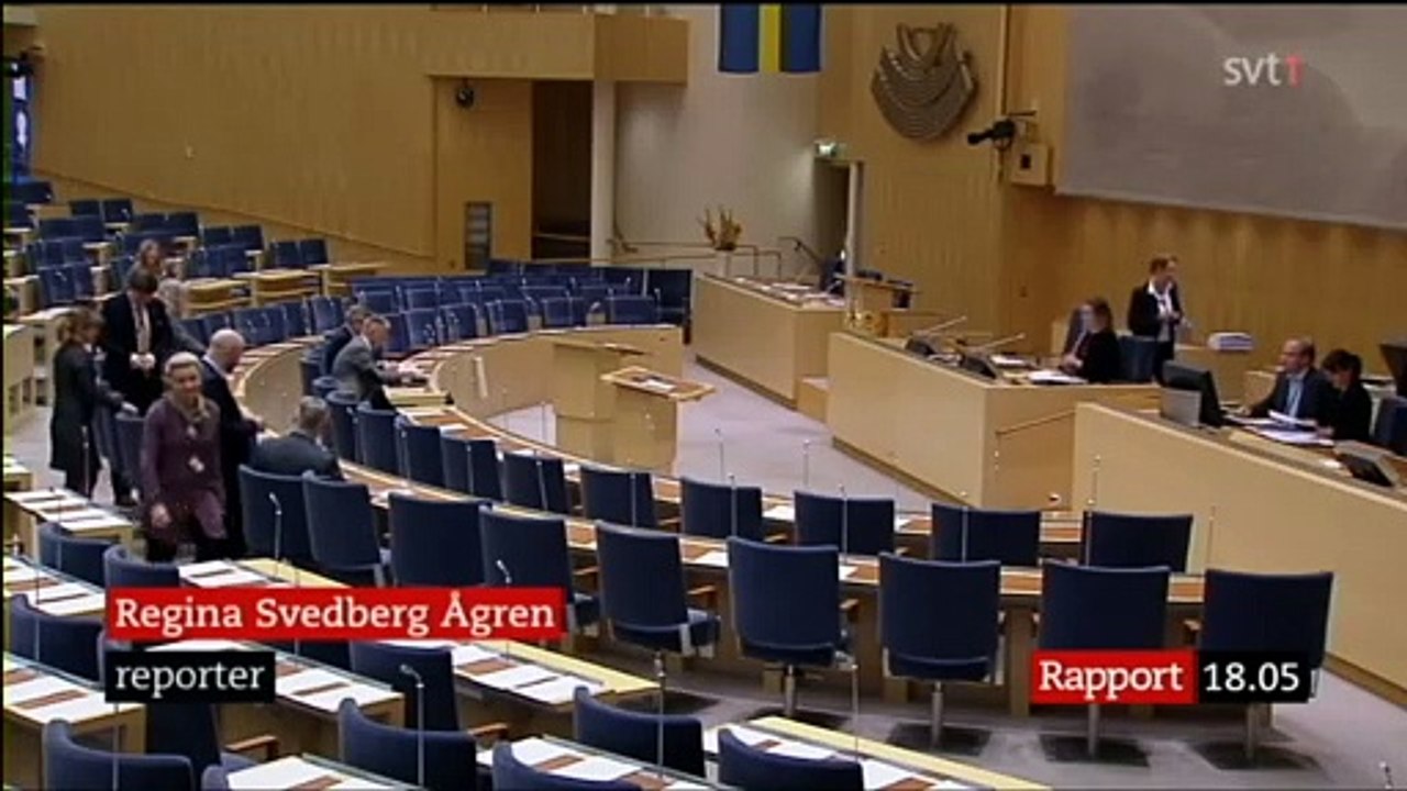 Är detta lämpligt beteende för Riksdagsledamöter?