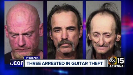 Three arrested in Lamb of God guitar theft