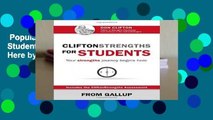 Popular to Favorit  CliftonStrengths for Students: Your Strengths Journey Begins Here by