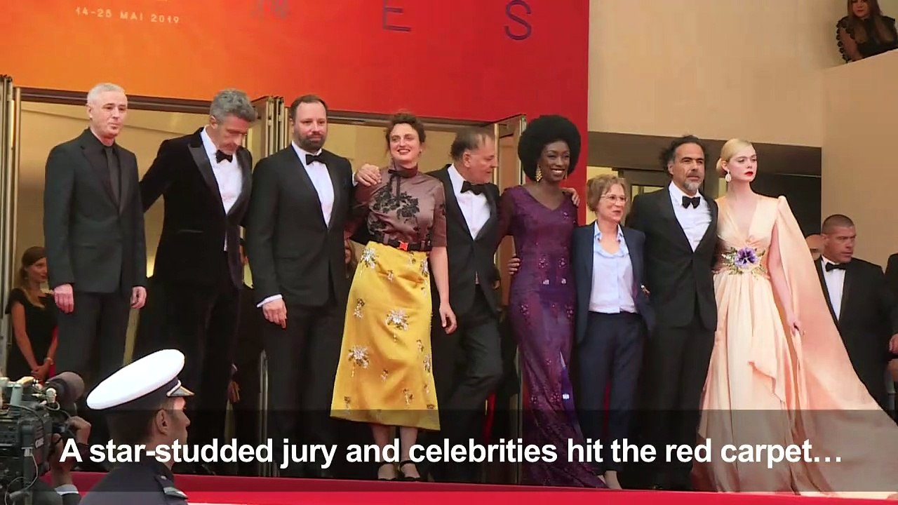 Celebrities, jury walk Cannes opening night red carpet