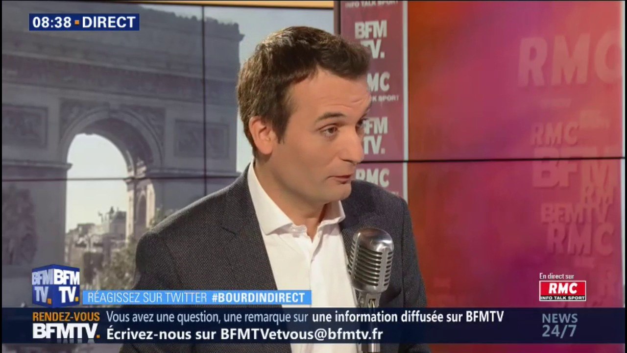 Pour Florian Philippot, le Rassemblement National est "entré dans le système" et est devenu "un partenaire de jeu" d'Emmanuel Macron