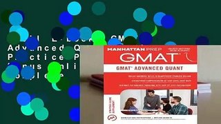 Full E-book  GMAT Advanced Quant: 250+ Practice Problems  Bonus Online Resources Complete