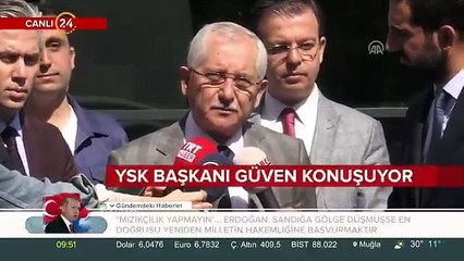 YSK Başkanı: Seçmen listeleri aynı kalacak, oy kullanamayacak kişilerin yanına not düşülecek