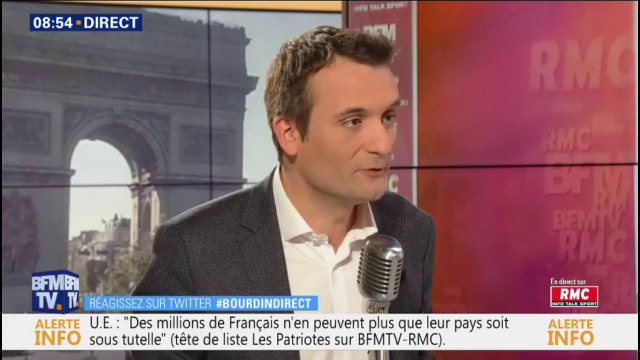 Florian Philippot sur sa proposition de liste commune avec François Asselineau: Il a refusé et choisi l'isolement, tant pis