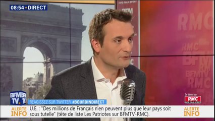 Florian Philippot sur sa proposition de liste commune avec François Asselineau: "Il a refusé et choisi l'isolement, tant pis"