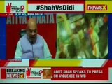 BJP president Amit Shah addresses press conference on West Bengal violence