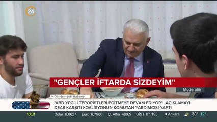 Beraber iftar yaptı