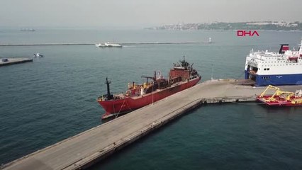 Kerç Boğazında Yanan Gemi Haydarpaşa'da