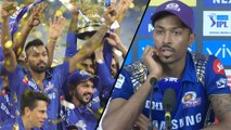 ICC Cricket World Cup 2019 : Pandya Eyes Glory With India In Showpiece Tournament After IPL Win !