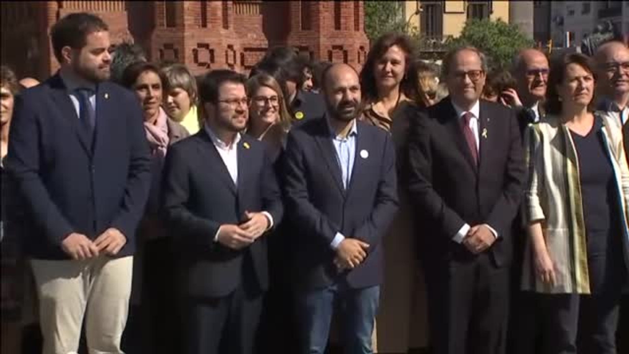 Torra declara ante el TSJC por negarse a retirar simbología independentista de los edificios públicos