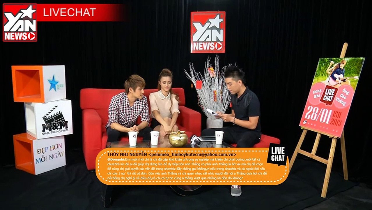 [Chat cùng sao] Đông Nhi cho Ông Cao Thắng 10 điểm về vẻ điển trai