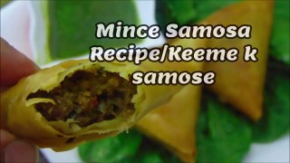 Keema Samosa With Easy Folding Technique - Iftar Special Ramadan recipe - Keema Samosa Recipe